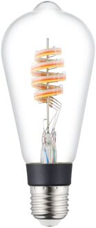 Eglo Slimme Ledfilamentlamp Wit En Gekleurd Licht St64 E27 4,9w