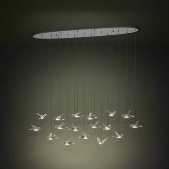 EGLO Stars Of Light LED hanglamp Paratebueno chroom 17-lichts.