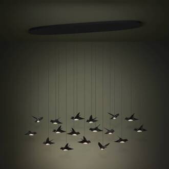 EGLO Stars Of Light LED hanglamp Paratebueno zwart 17-fl zwart-nikkel