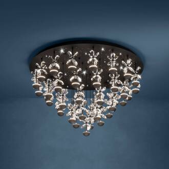 EGLO Stars Of Light LED plafondlamp Pianopoli zwart Ø 78 cm zwart, helder