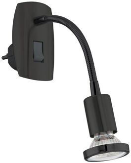 Eglo Stekkerspot Mini 4 Flex Zwart Gu10 4,5w