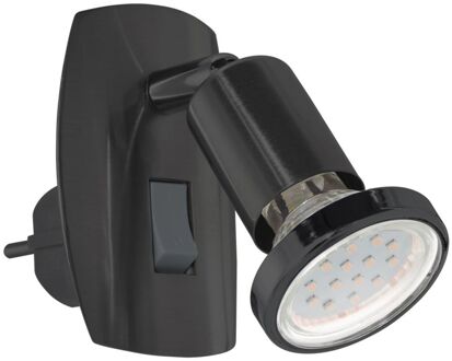 Eglo Stekkerspot Mini 4 Zwart Gu10 4,5w