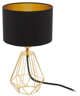 Eglo Tafellamp Carlton 2 goud Zwart
