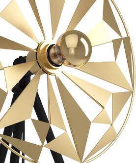 Eglo Tafellamp Castanuelo, zwart/goud goud, zwart