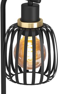 Eglo Tafellamp Pocicas Zwart Messing E27