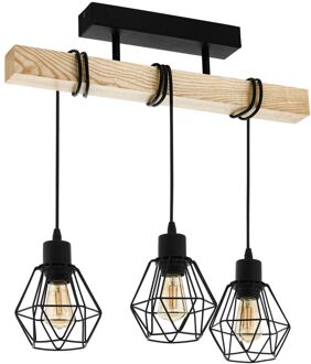 Eglo Townshend 5 Hanglamp Bruin, Zwart