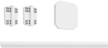 Eglo Track Plus Uitbreiding Wit 1m Met Cover En Eindstuk