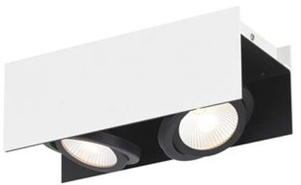 Eglo Vidago Plafondlamp - LED - 31 cm - Wit, Zwart - Dimbaar