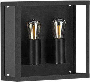 Eglo Wandlamp Alamonte 1 Zwart 2xe27