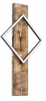 Eglo Wandlamp Boyal - Zwart - Hout - Warm Wit - 13w