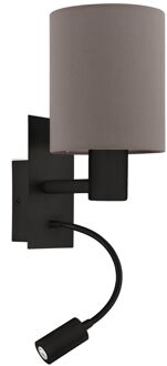 Eglo Wandlamp Pasteri Zwart E27