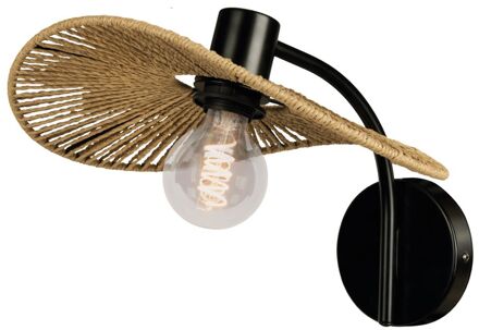 Eglo Wandlamp Siruela Zwart Natuur E27