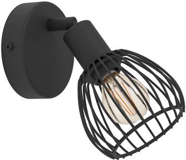 Eglo Wandlamp Sonnino Zwart E27