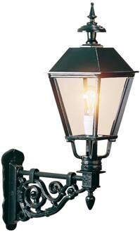 Egmont buitenwandlamp, zwart transparant