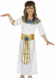 Egypte Kostuum | Cleopatra Van De Nijl | Meisje | 7 - 9 jaar | Carnaval kostuum | Verkleedkleding