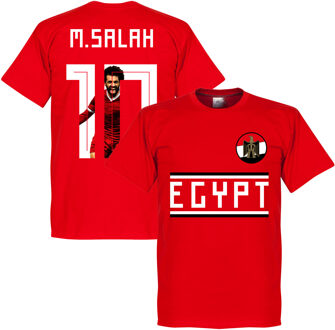 Egypte M. Salah 10 Gallery Team T-Shirt - Rood