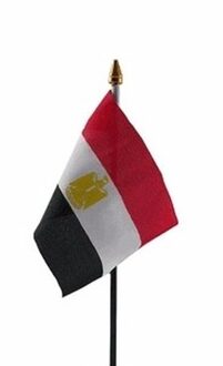 Egyptische landenvlag op stokje