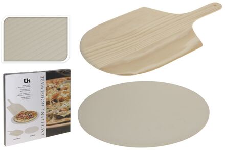 Eh Pizza Bakset 2-delig Beige
