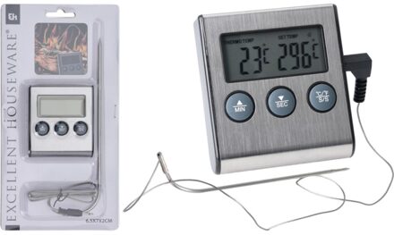 EH Vleesthermometer Digitaal RVS Zilverkleurig