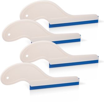 EHDIS 4pcs Water Wisser Auto Cleaner Rubber Ijskrabber Vinyl Zuigmond Carbon Fiber Wrap Tool Auto Cleaning Tools Venster tint Tool