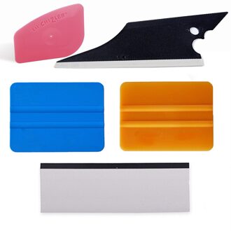 EHDIS 5 stks Carbon Fiber Folie Film Autoruit Tint Gereedschap Kit Zuigmond Vinyl Auto Wrap Auto Wikkelen Accessoires ijskrabber