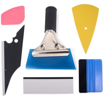 Ehdis 6 Pcs Window Tint Gereedschap Auto Carbon Folie Vinyl Wrap Film Zuigmond Tool Kit Motor Auto Sticker En Decals wikkelen Schraper Set