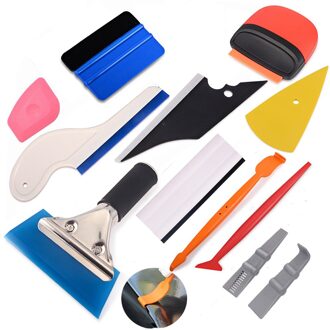 Ehdis Vinyl Auto Wrap Gereedschap Kit Carbon Fiber Folie Film Decal Wikkelen Schraper Remover Tool Window Tint Magnetische Stok Zuigmond reeks 2