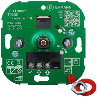 Ehmann T46 LED-dimmer fase afsnijding, 15 - 150 W