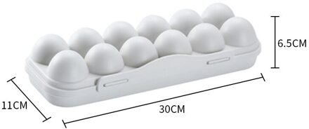 Ei Lade Houder Ei Opslag Boxs Koelkast Scherper Opslag Container Perfect Voor Thuis Keuken Nuttig Opbergdoos grey30x11x6.5cm