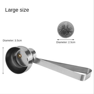 Ei Opener Creatieve Ei Cutter Houder Kleefrijst Roestvrij Staal Ei Breken Artefact Gebroken Eierschaal Gestoomde Ei Rack