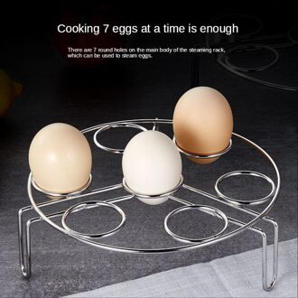 Ei Opener Creatieve Ei Cutter Houder Kleefrijst Roestvrij Staal Ei Breken Artefact Gebroken Eierschaal Gestoomde Ei Rack