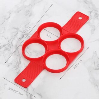 Ei Pannenkoek Ring Nonstick Pancake Maker Mallen Siliconen Gebakken Eieren Herbruikbare Bakken Omelet Voor Keuken Koken Gereedschap Accessoires type-4