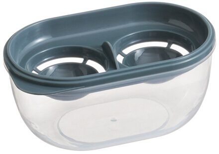 Ei Separator White Yolk Met Opbergdoos Voor Keuken Thuis Koken Egg White Yolk Remover Schifting Gefilterd Ei Divider Gadgets Blauw