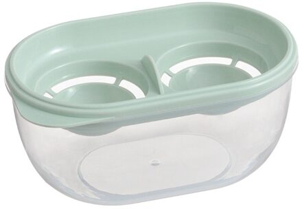 Ei Separator White Yolk Met Opbergdoos Voor Keuken Thuis Koken Egg White Yolk Remover Schifting Gefilterd Ei Divider Gadgets groen