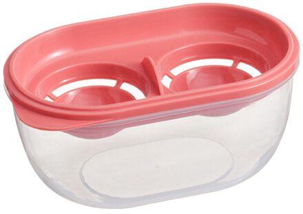 Ei Separator White Yolk Met Opbergdoos Voor Keuken Thuis Koken Egg White Yolk Remover Schifting Gefilterd Ei Divider Gadgets Roze