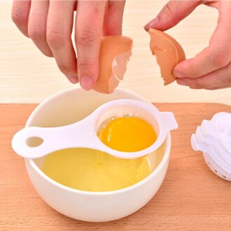 Ei Separator Wit Yolk Sifting Home Keuken Chef Eetkamer Koken Gadget Voor Huishoudelijke Keuken Ei Gereedschap Zeef Divider Houder
