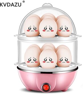 Ei Stoomboot Generieke Multifunctionele Elektrische Eierkoker Eieren Ketel Koken Gereedschap Keukengerei Cake Melk Verwarming roze / UK