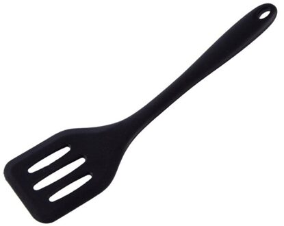 Ei Vis Koekenpan Spatel Scoop Gebakken Schop Silicone Draaiers Kookgerei Keuken Gereedschap Koken Accessoires Gadgets zwart