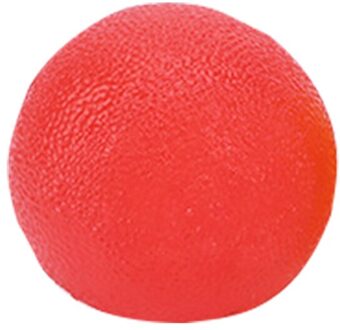 Ei Vormige Hand Oefening Ballen Siliconen Hand Vinger Sport Massage Squeeze Stress Relief Speelgoed Voor Hand Versterking Therapie Rood