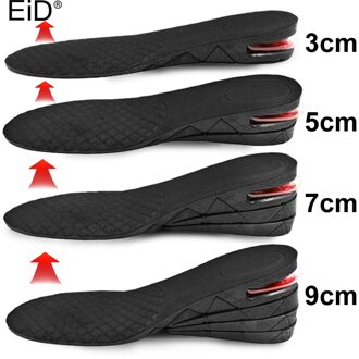 EiD 3-9 cm Onzichtbare hoogteverhoging Binnenzool Kussen Hoogte Lift Verstelbare snit Schoen Hielinzet Hogere ondersteuning Absorberend voetkussen 2