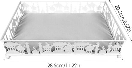 Eid Mubarak Decoratie Voor Thuis Islamitische Ramadan Kareem Party Decor Eid Voedsel Moon Star Food Lade Ramadan Mubarak Eid al Adha wit