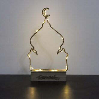 Eid Mubarak Nachtlampje Moon Star Thuis Liefde Ramadan Led Verlichting Ornamenten Moslim Axye 286