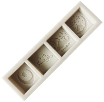 Eid Mubarak Woorden Silicone Mold Fondant Mousse Cake Chocolate Decorating Sugar Craft Mould Diy Bakken Tools