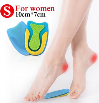 Eid Silicone Antislip Gel Soft Sport Inlegzolen Masseren Orthopedische Binnenzool Voetverzorging Voor Voeten Schoenen Zool Shock absorptie Pad Half pad For dames