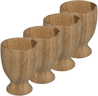 Eierdopje - 8 stuks - Bamboe - 7,5 cm