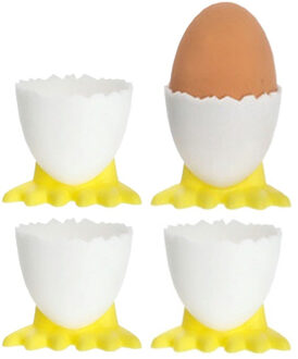 Eierdoppen met voetjes 4 stuks - Action products