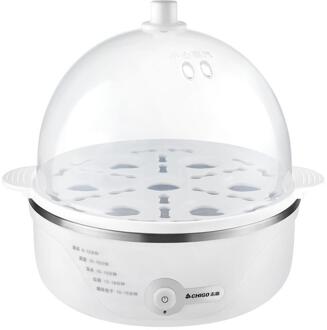 Eierkoker Voor Ontbijt Multifunctionele Eierkoker 220V Huishoudelijke Ontbijt Machine Eieren Stoomboot Auto Power Off wit single laag / Au