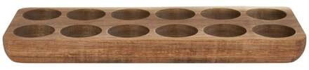 Eiertray hout - voor 12 eieren
