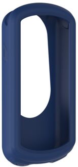 Eieuuk Zachte Siliconen Beschermhoes Shell Sleeve Shockproof Screen Cover Protector Pouch Voor Garmin Edge 1030 Navigatie Apparaat donker blauw