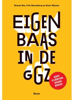 Eigen Baas In De Ggz - Rowan Bos